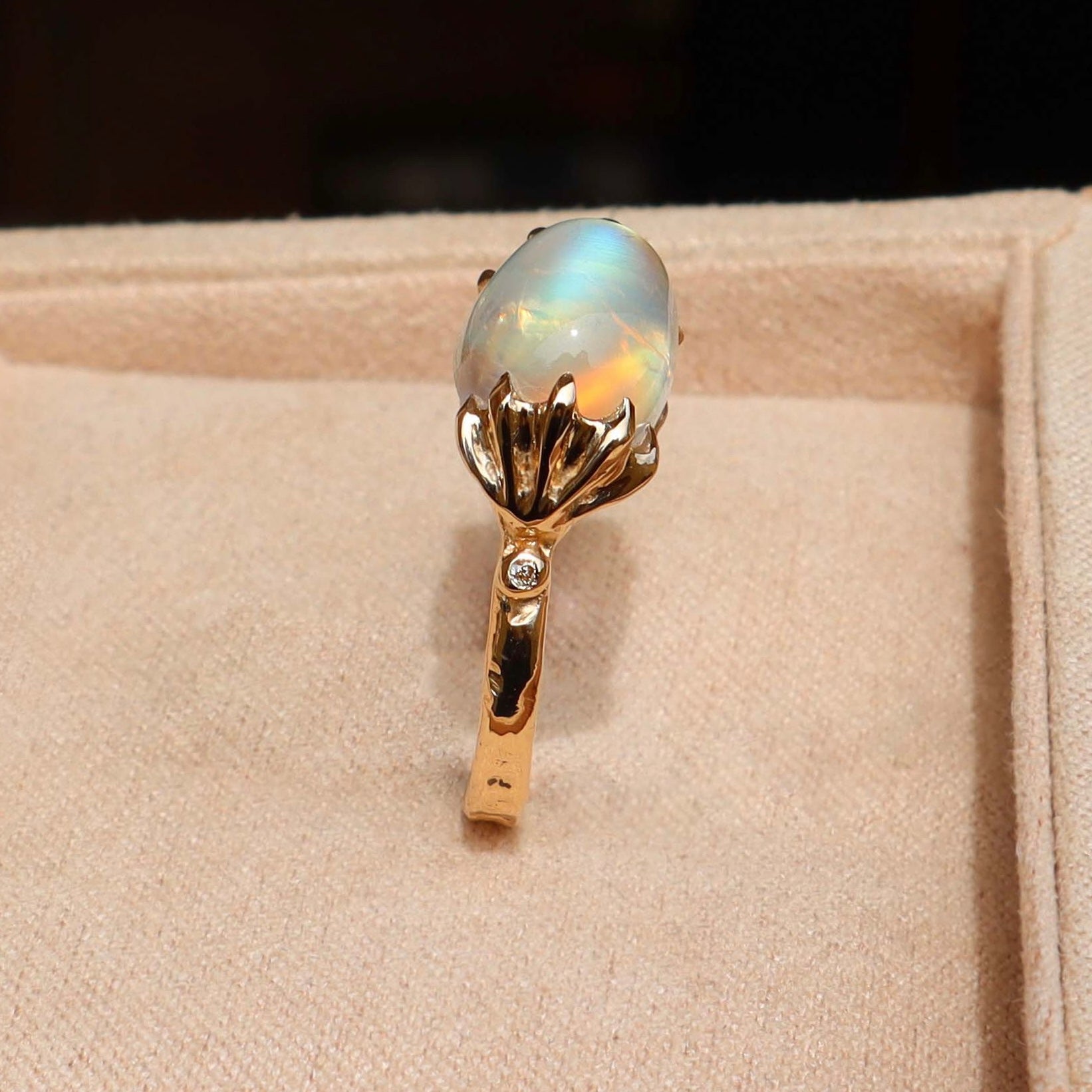 Siren of the Sea Moonstone Ring - Sam Tsia