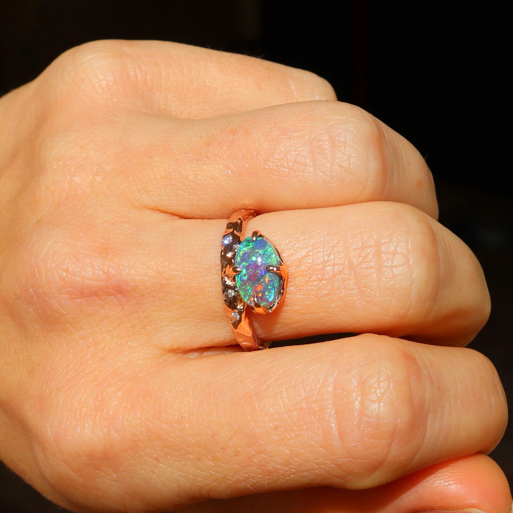 Skinny Filo Opal Band - Sam Tsia