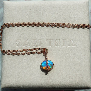 Mini Opal Galaxy Necklace