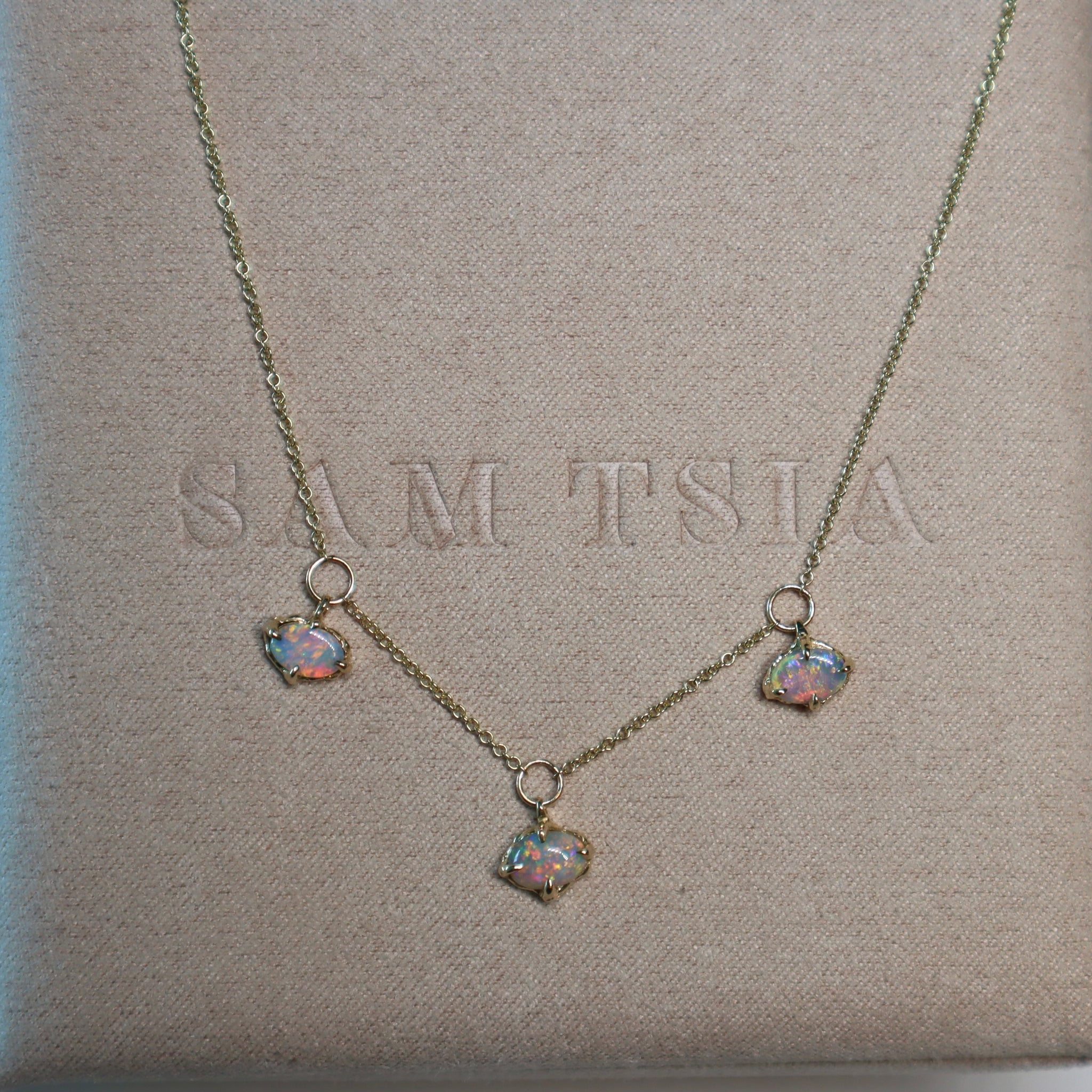 Opal Trio Universe Necklace
