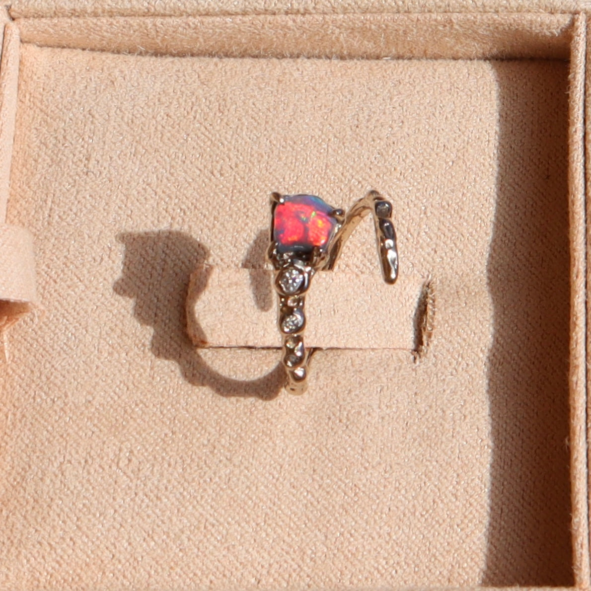 Black Opal Serpent Pinky - Sam Tsia