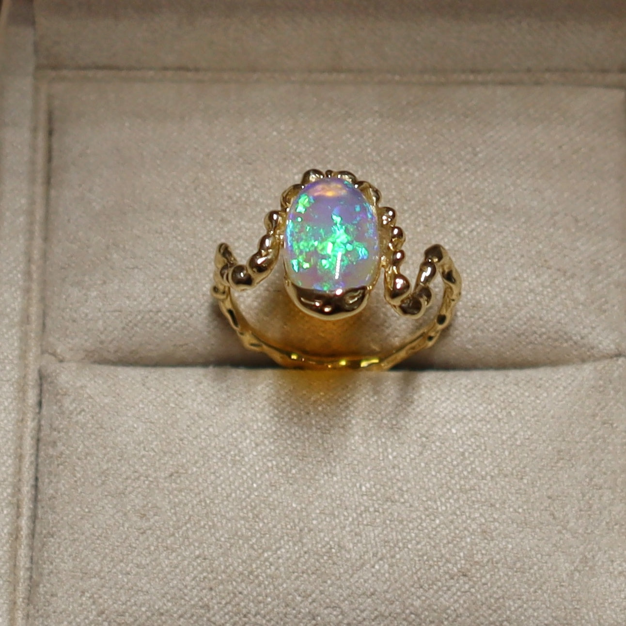 Ziggy Crystal Opal Ring