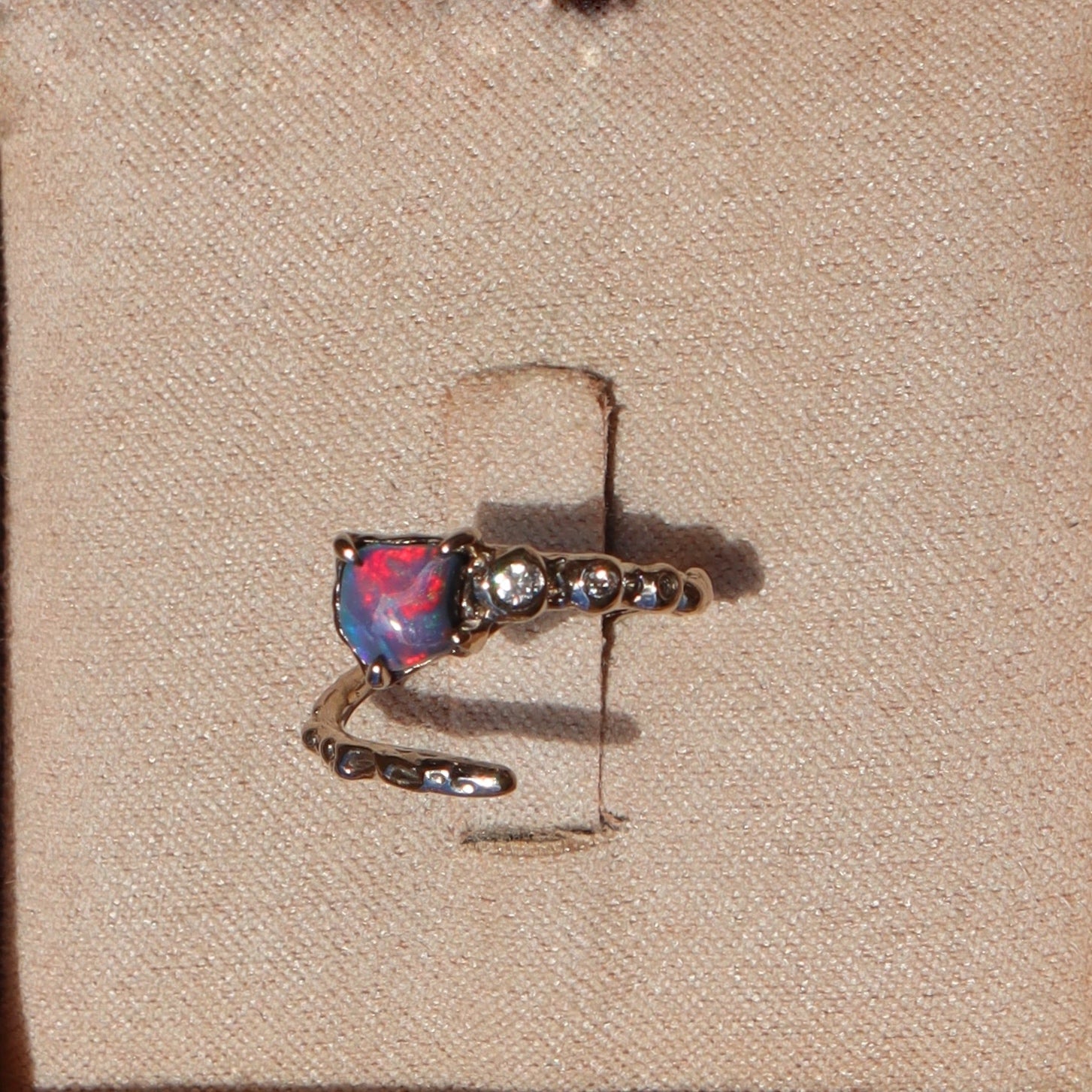 Black Opal Serpent Pinky - Sam Tsia