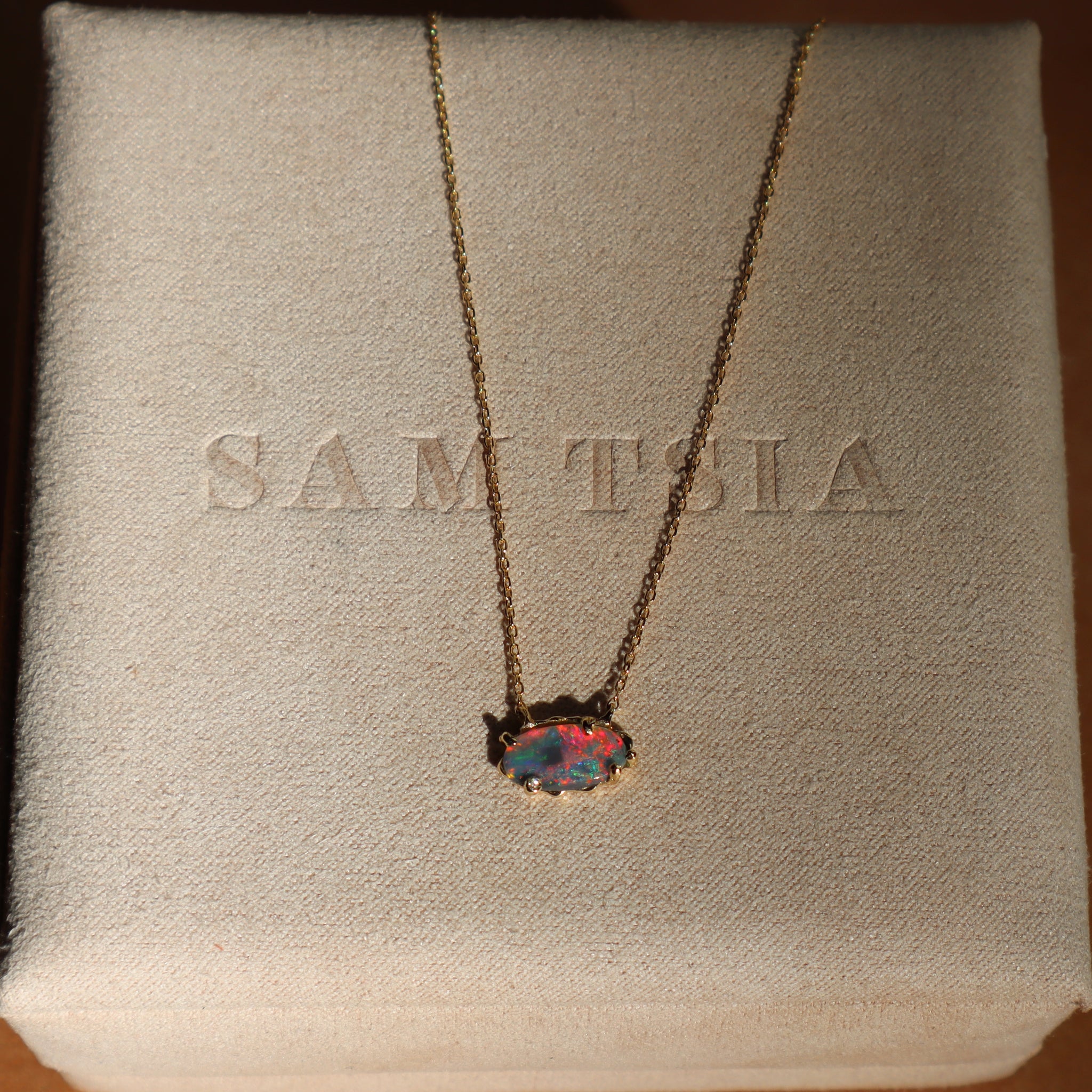 Rainbow Opal Necklace - Sam Tsia