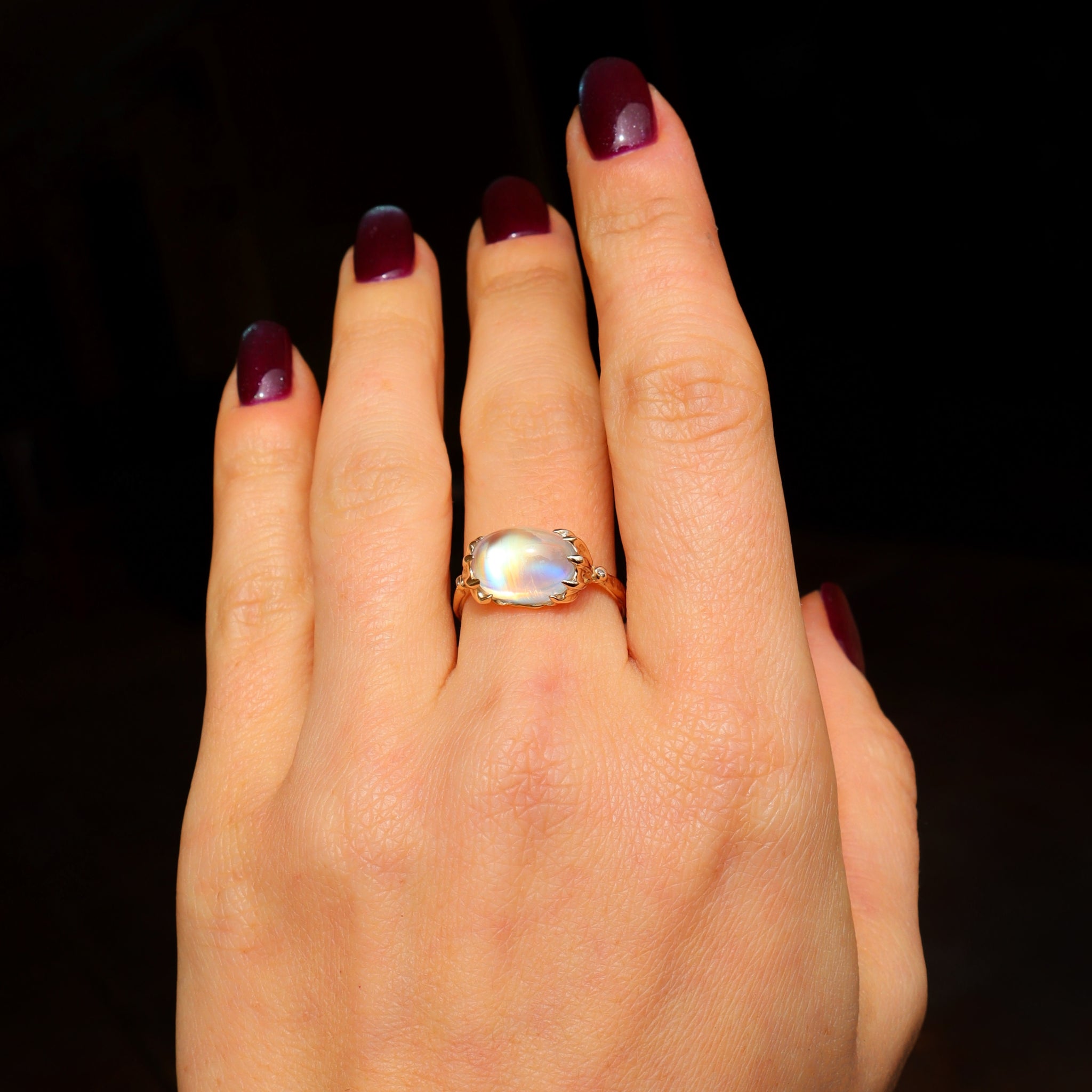 Siren of the Sea Moonstone Ring - Sam Tsia