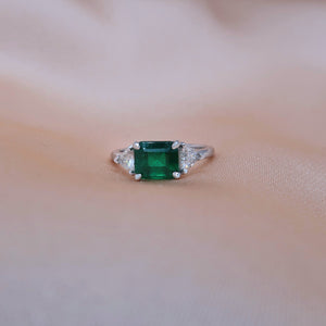 Emerald Trio Ring - Sam Tsia