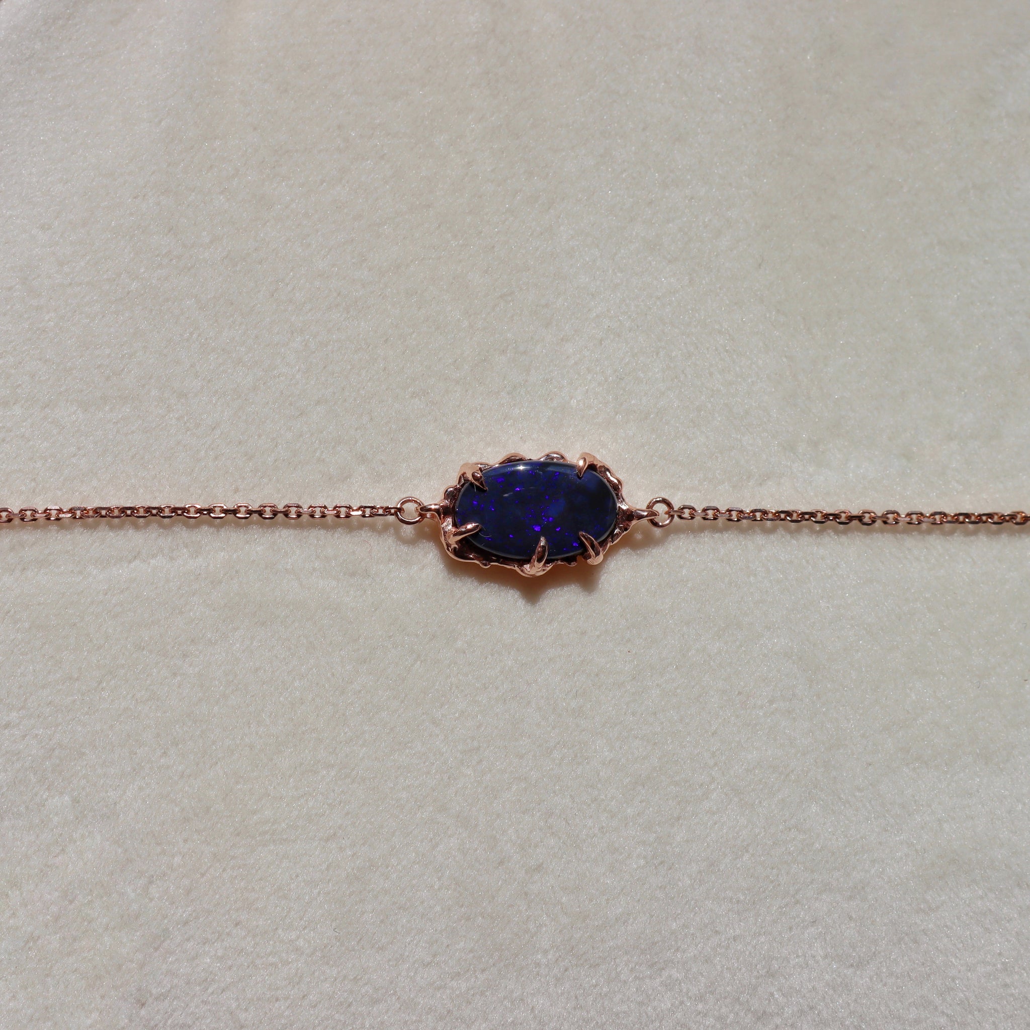 Black Purple Opal Bracelet - Sam Tsia