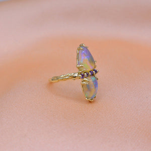 Double Pear Opal Ring - Sam Tsia