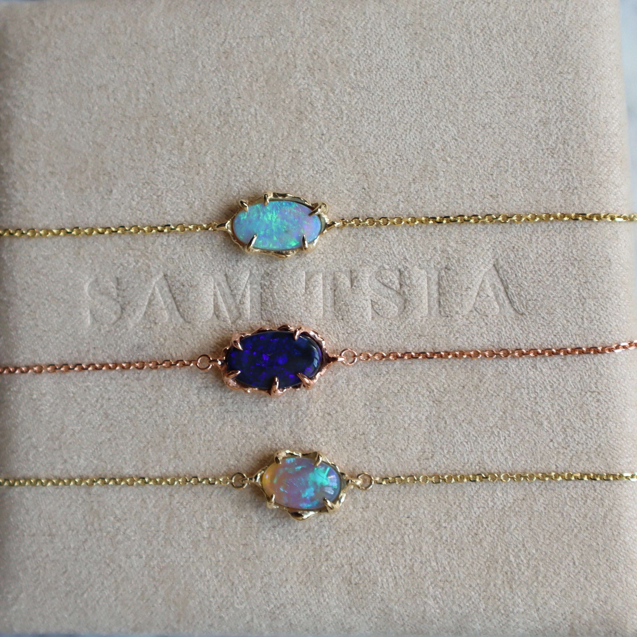Aqua Opal Bracelet - Sam Tsia