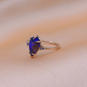Purple Claw Three Stone Ring. - Sam Tsia