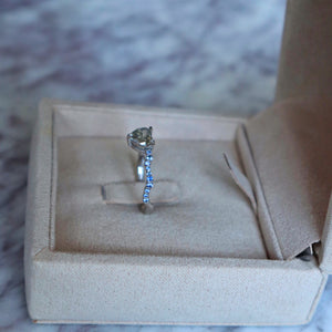Grey Diamond Wave Ring - Sam Tsia