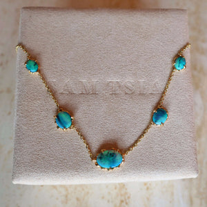 5 piece Ocean Opal Necklace - Sam Tsia