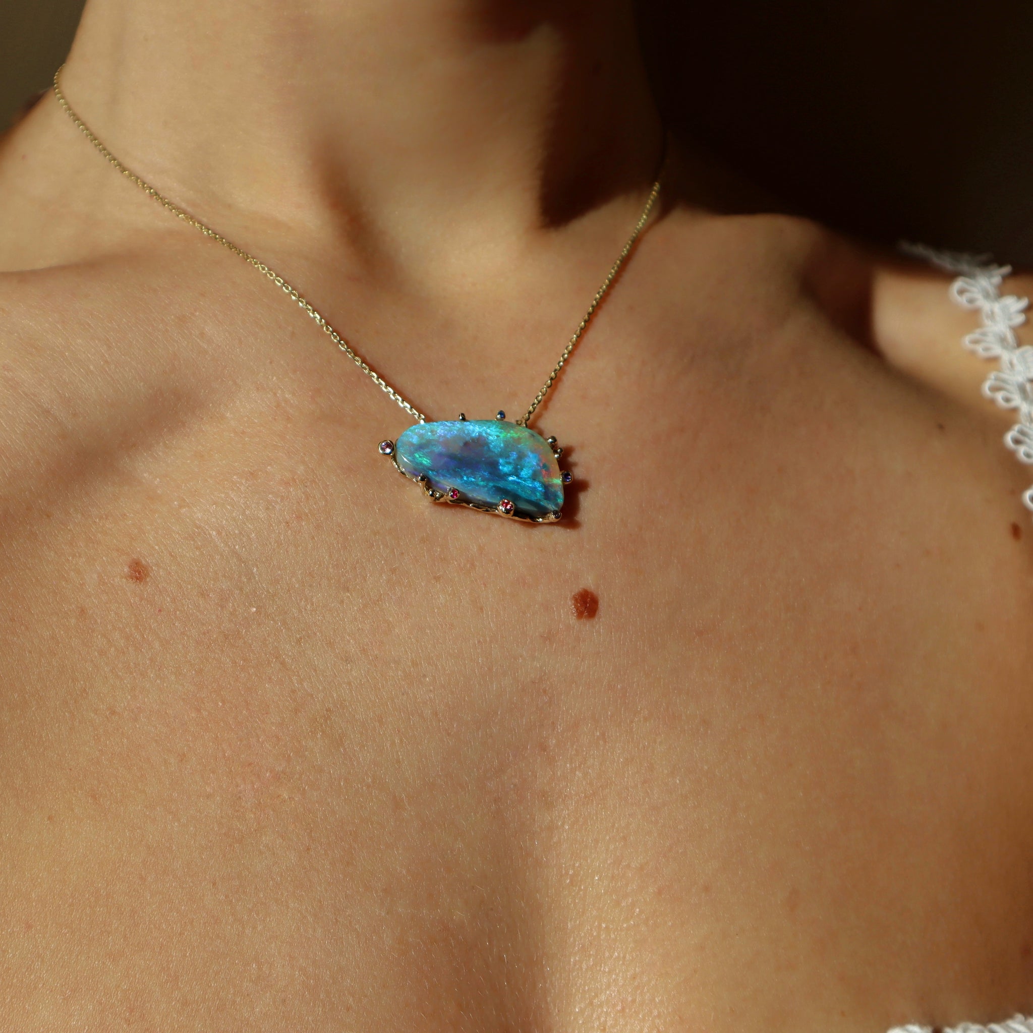 Deep Blue Sea Necklace - Sam Tsia
